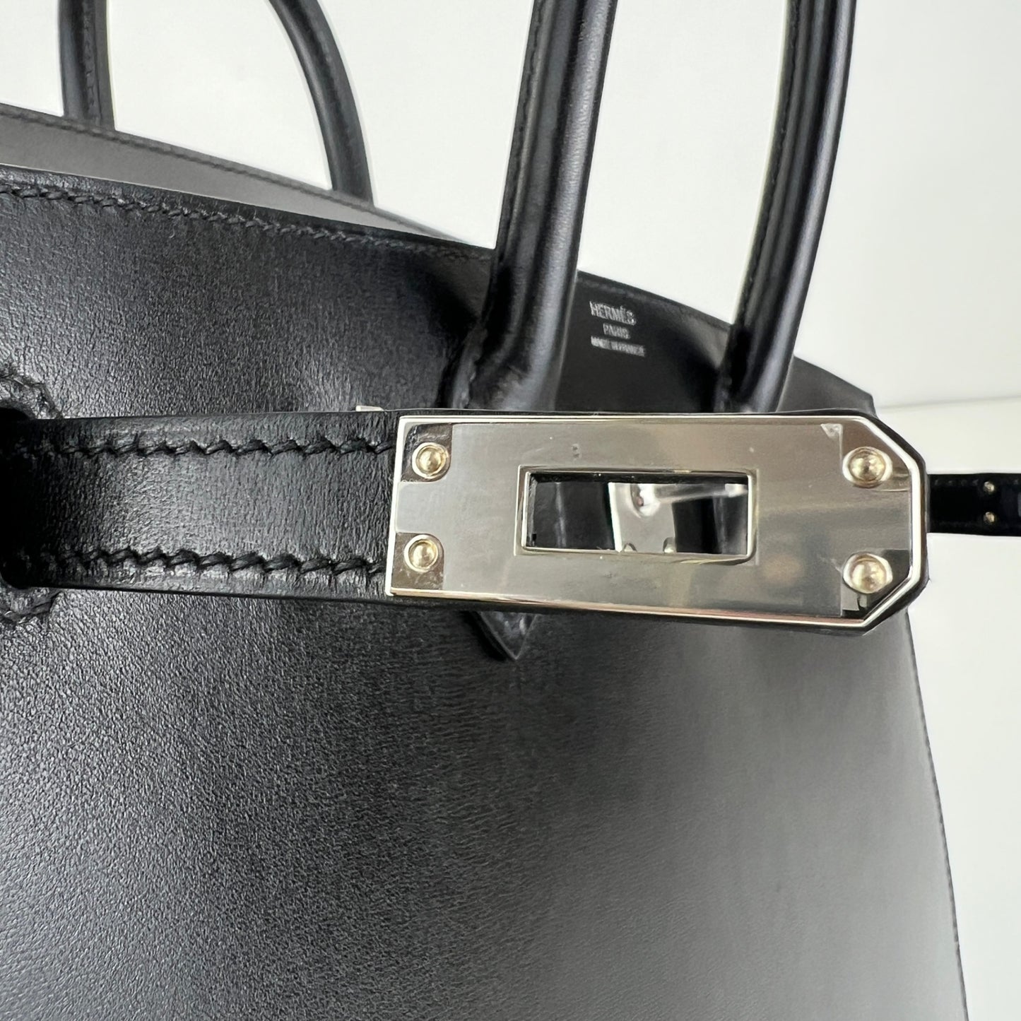 Birkin25 バーキン25 Black ブラック Stamp-K K刻印 Box calf ボックスカーフ