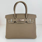 Birkin30 バーキン30 Etoupe エトープ Togo トゴ PHW シルバー金具 Stamp-W W刻印 ハンドバッグ