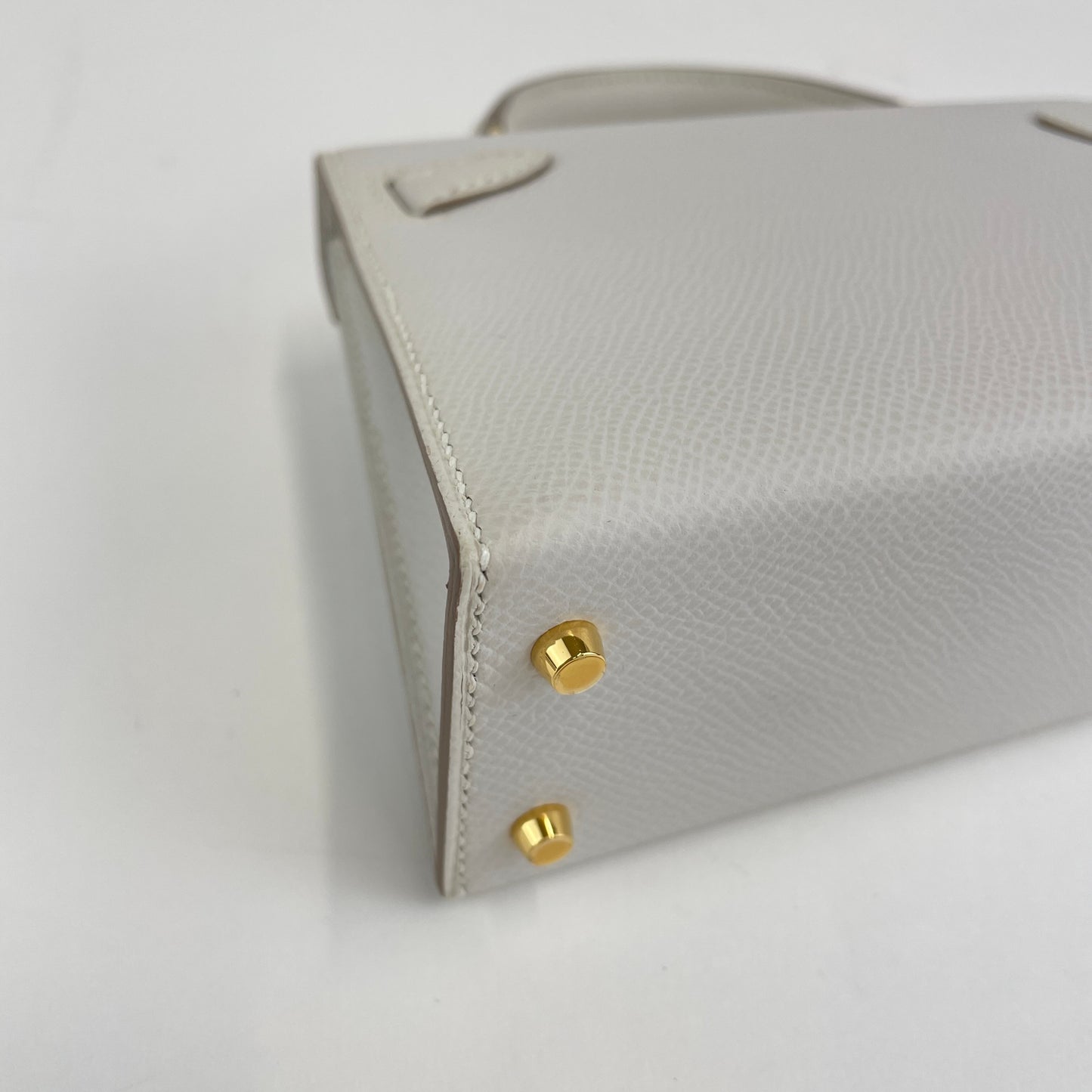 Mini kelly ミニケリー Gris perle グリペール  GHW ゴールド金具 Epsom エプソン Stamp-B B刻印