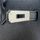 Birkin25 バーキン25 Black ブラック PHW シルバー金具 Togo トゴ Stamp-W W刻