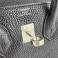 Birkin25 バーキン25 Black ブラック PHW シルバー金具 Stamp-W W刻印 Togo トゴ ハンドバッグ