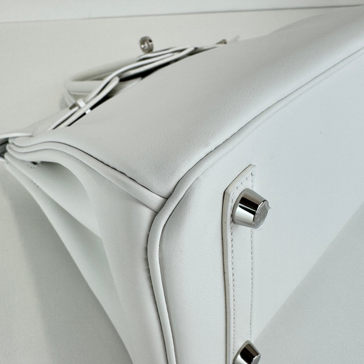 Birkin25 バーキン25 Stamp-W W刻印 Swift スイフト New white ニューホワイト PHW シルバー金具