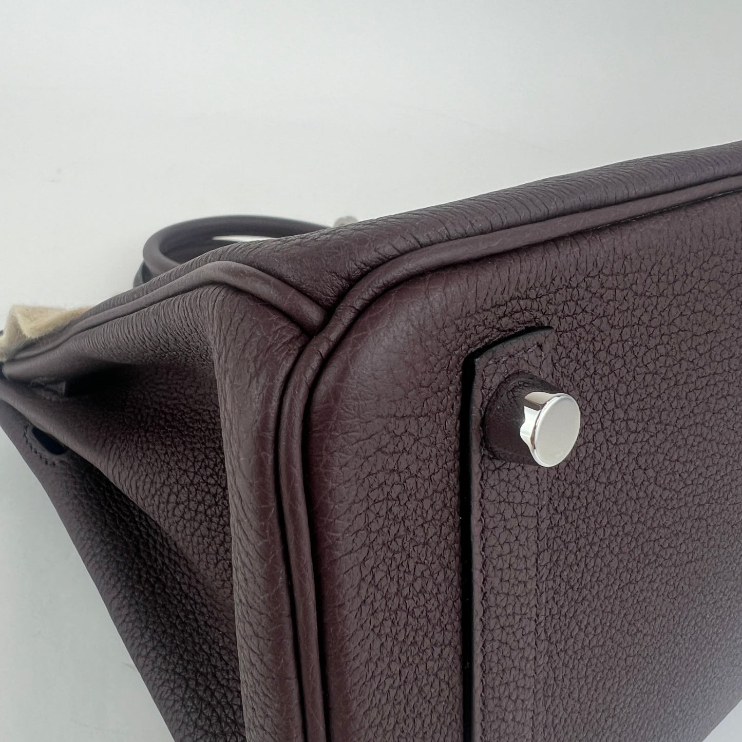 Birkin25 バーキン25 Stamp-B B刻印 Togo トゴ Rouge sellier ルージュセリエ PHW シルバー金具