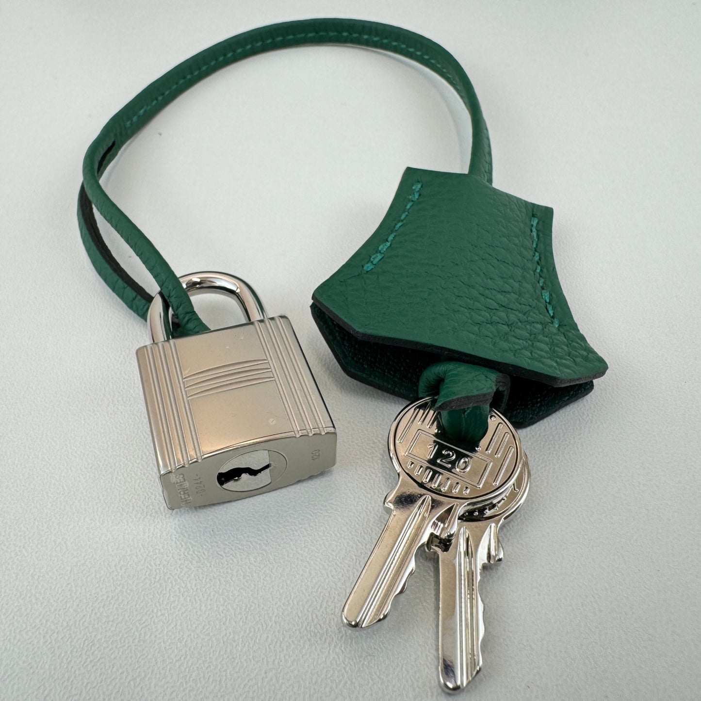 Birkin35 バーキン35 Vert moyen ヴェールモワイヤン Togo トゴ PHW シルバー金具 Stamp-K K刻印