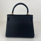 Kelly25 ケリー25 Black ブラック Togo トゴ GHW ゴールド金具 Stamp-W W刻印