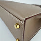 Kelly25 ケリー25 Etoupe エトープ Epsom エプソン GHW ゴールド金具 Stamp-W W刻印
