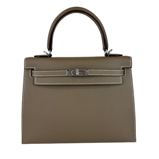 Kelly25 ケリー25 Etoupe エトープ PHW シルバー金具 W刻印 Epsom エプソン