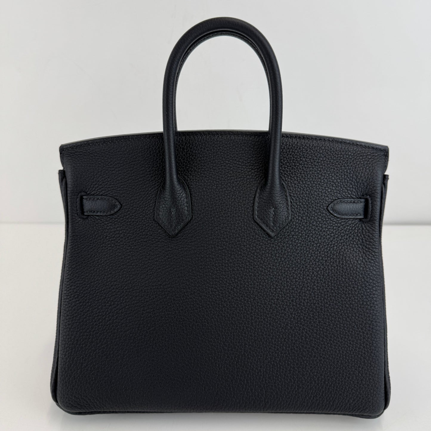 Birkin25 バーキン25 Black ブラック PHW シルバー金具 Stamp-K K刻