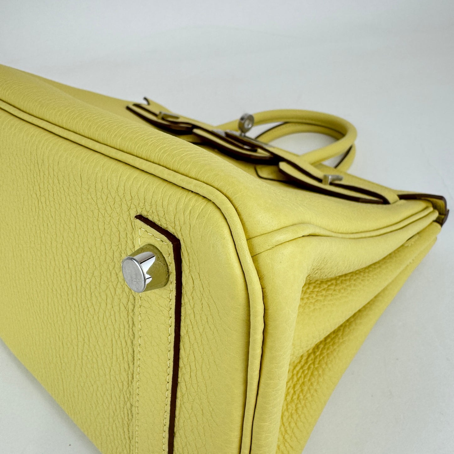 Birkin25 バーキン25 Stamp-B B刻印 Togo トゴ Joune poussin ジョーヌプッサン PHW シルバー金具