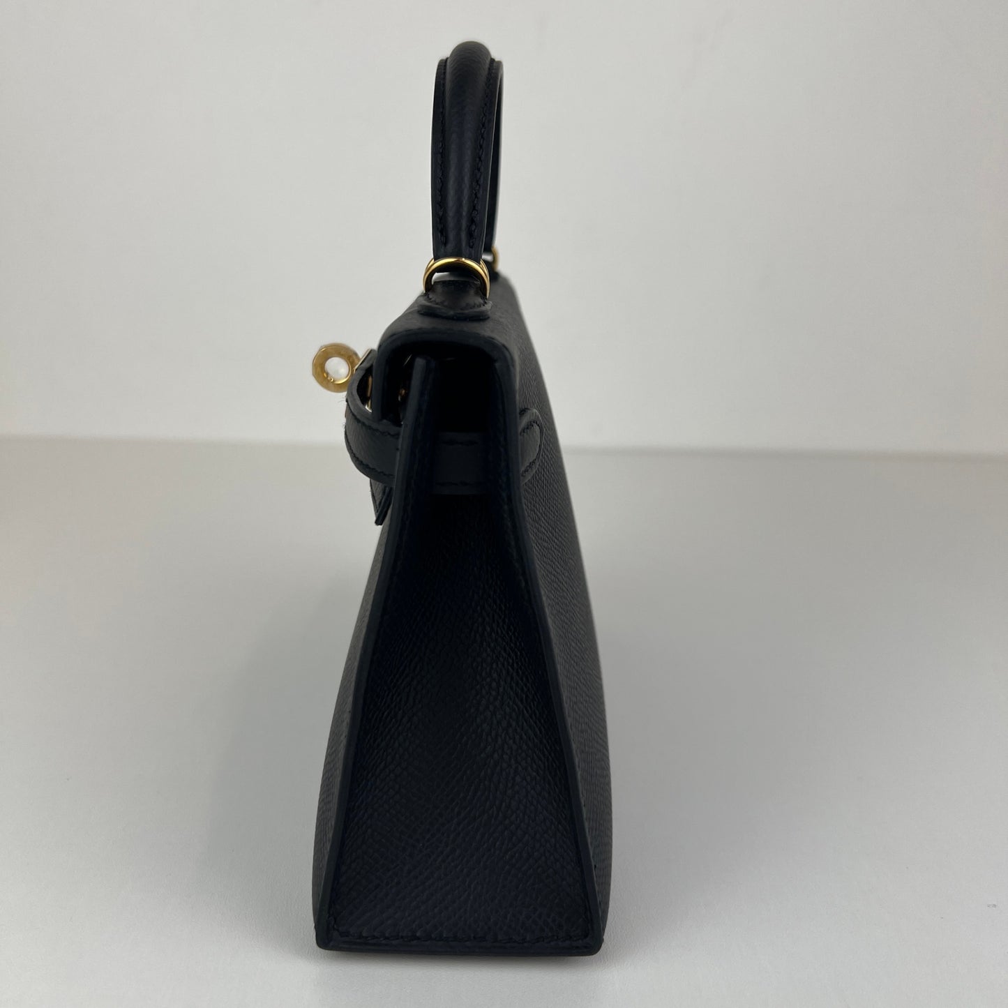 Mini kelly ミニケリー Black ブラック GHW ゴールド金具 Stamp-W W刻
