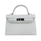 Mini kelly ミニケリー New white ニューホワイト Epsom エプソン PHW シルバー金具 Stamp-K K刻印