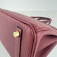 Birkin25 バーキン25 Rouge H ルージュアッシュ GHW ゴールド金具 W刻 Togo トゴ