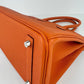 Birkin30 バーキン30 Orange オレンジ  PHW シルバー金具 Togo トゴ Stamp-W W刻印