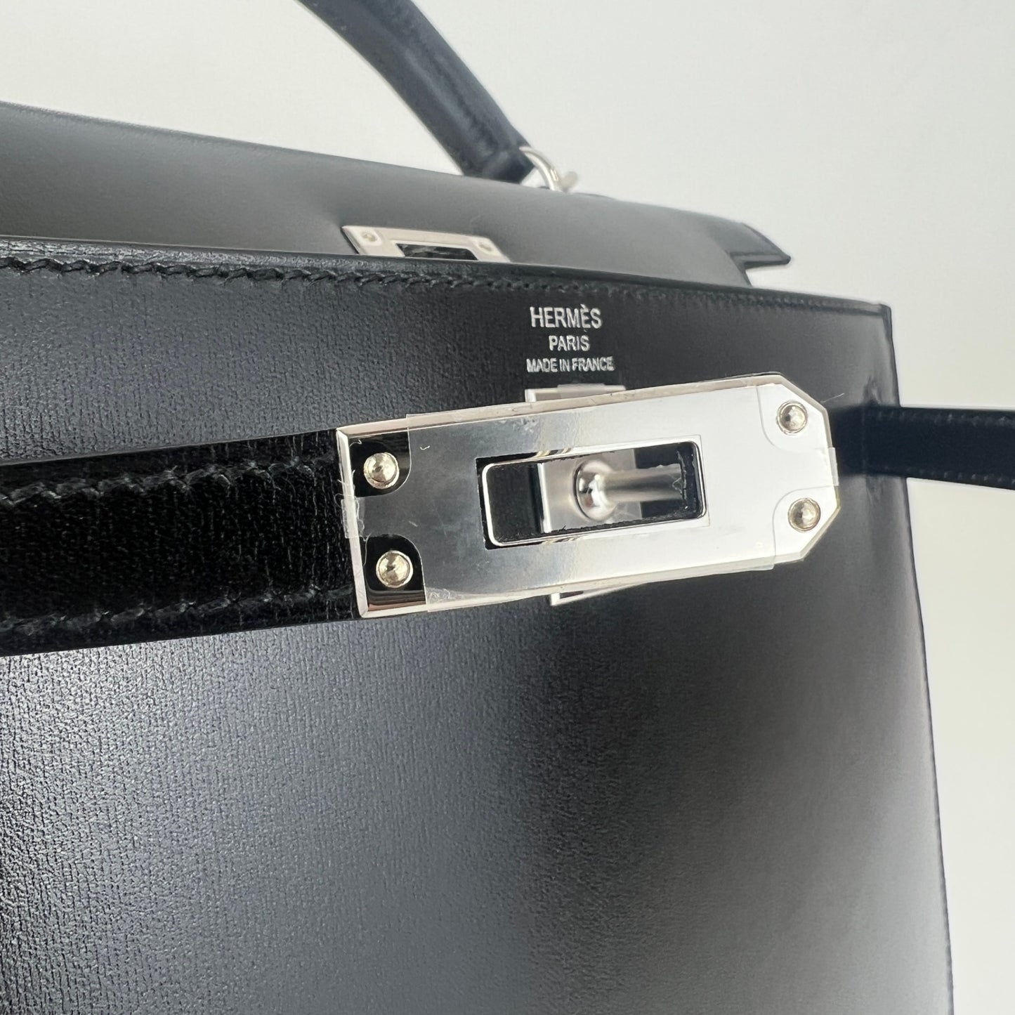 新品未使用 HERMES Birkin25 バーキン25 Black ブラック Boxcalf ボックスカーフ PHW シルバー金具 Stamp-K K刻印