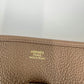 Hermès エルメス Evlyn PM エヴリンPM Stamp-Z Z刻印 Taurillon Clemence トリヨンクレマンス Etoupe エトープ GHW ゴールド金具