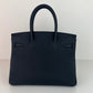 Birkin30 バーキン30 Black ブラック  PHW シルバー金具 Togo トゴ Stamp-W W刻印