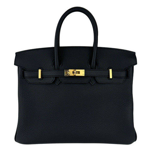 Birkin25 バーキン25 Stamp-W W刻印 Togo トゴ Black ブラック GHW ゴールド金具