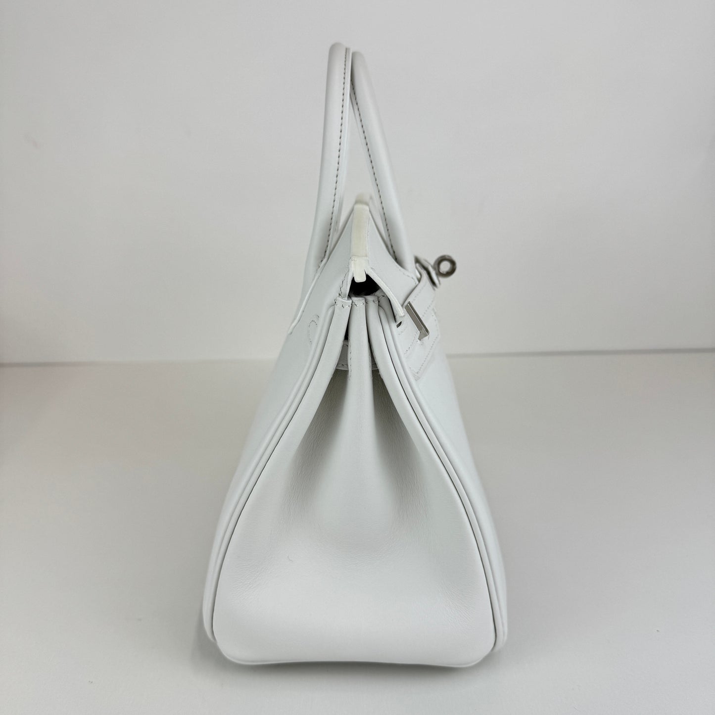 Birkin25 バーキン25 Stamp-W W刻印 Swift スイフト New white ニューホワイト PHW シルバー金具