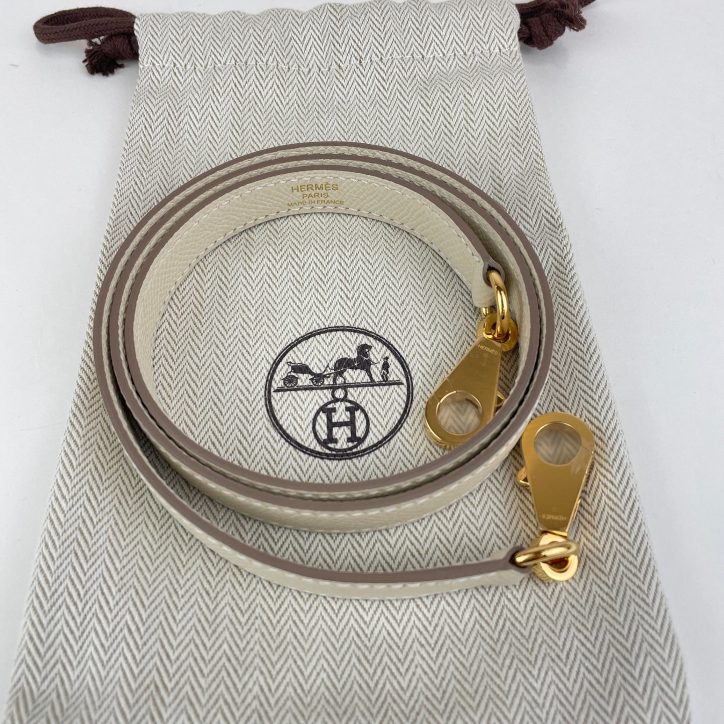 Kelly25 Sellier ケリー25セリエ Craie クレ  GHW ゴールド金具 Epsom エプソン Stamp-W W刻印