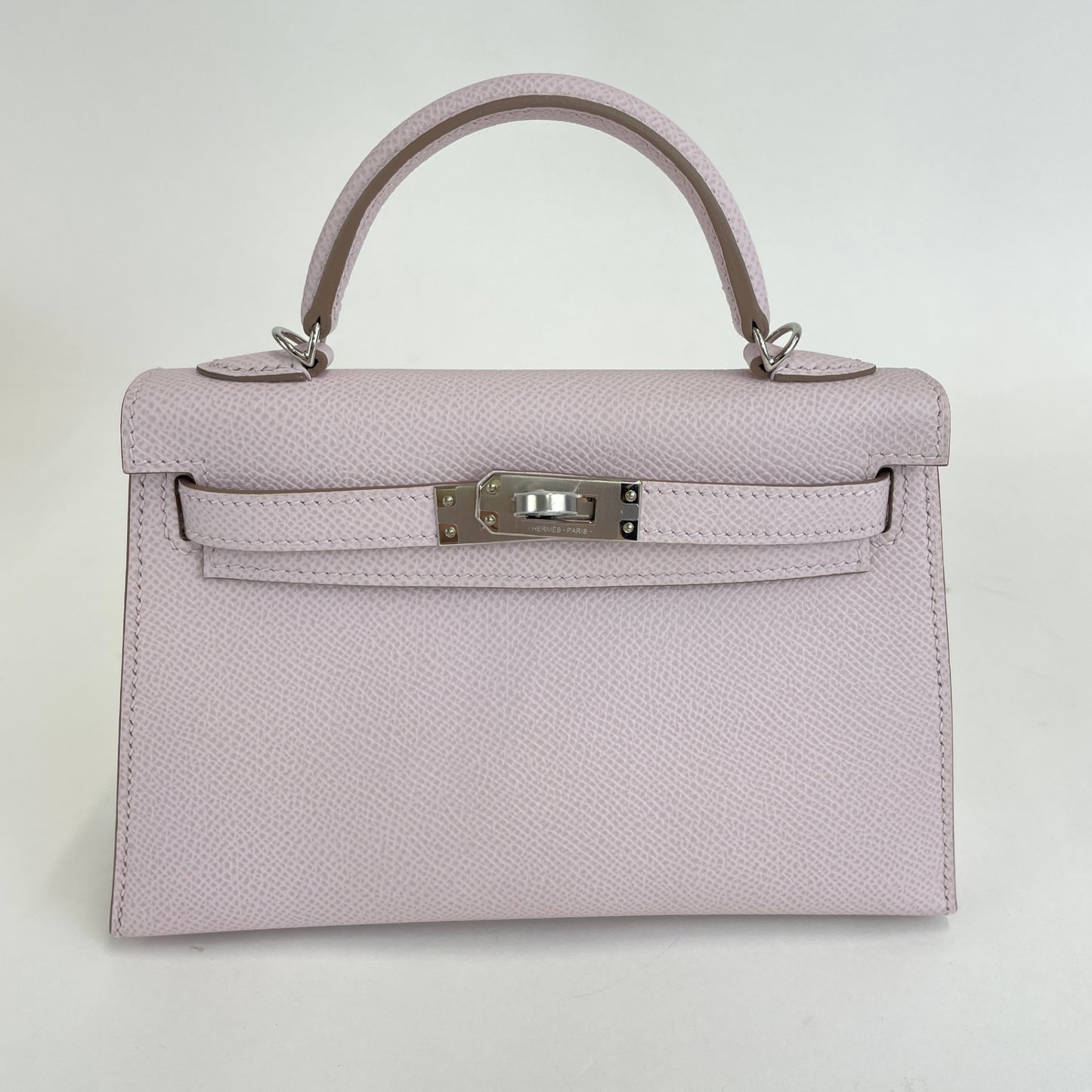 Mini kelly ミニケリー Mauve Sylvestre　モーヴシルベストル  PHW シルバー金具 Epsom エプソン Stamp-B B刻印