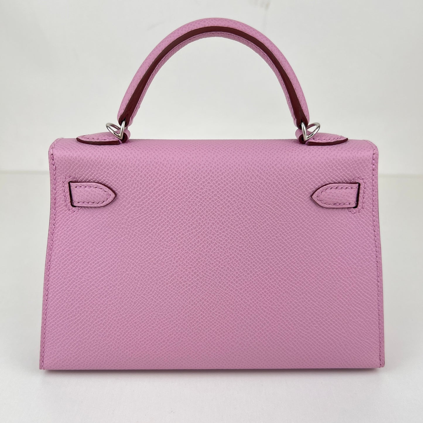 Mini kelly ミニケリー Mauve sylvestre モーヴシルベストル Epsom エプソン PHW シルバー金具 Stamp-K K刻印