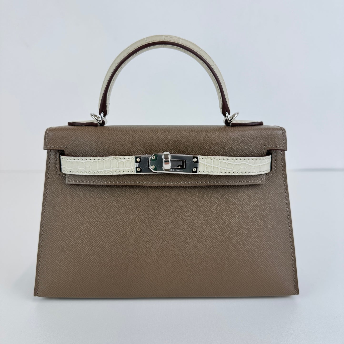 Mini kelly touch ミニケリータッチ Etoupe エトゥープ Beton ベトン Stamp-K K刻印