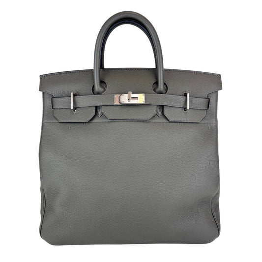 Haut a Courroies オータクロア40 Vert gris ヴェールグリス SV金具 Stamp-U U刻印 Togo トゴ