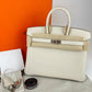 Birkin25 バーキン25 Craie クレ Togo トゴ PHW シルバー金具 Stamp-W W刻 レディースバッグ ハンドバッグ