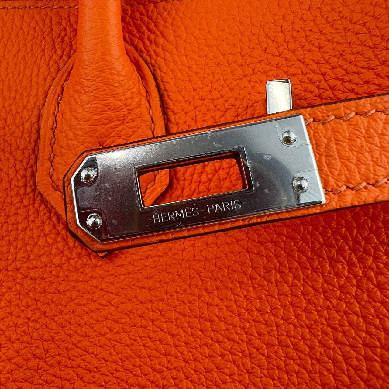 Birkin25 バーキン25 Orange minium オレンジミニマム PHW シルバー金具 Togo トゴ B刻