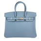 Birkin25 バーキン25 Blue lin  ブルーリン　PHW シルバー金具 Swift スイフト　Stamp-K K刻