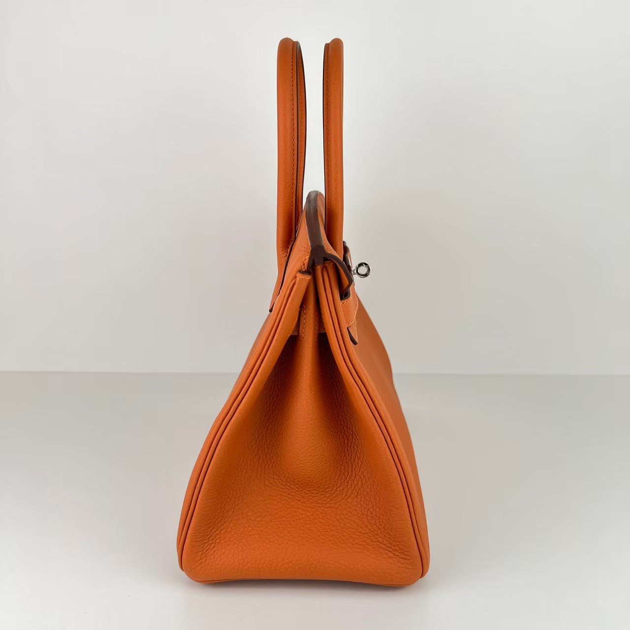 Birkin30 バーキン30 Orange オレンジ  PHW シルバー金具 Togo トゴ Stamp-W W刻印