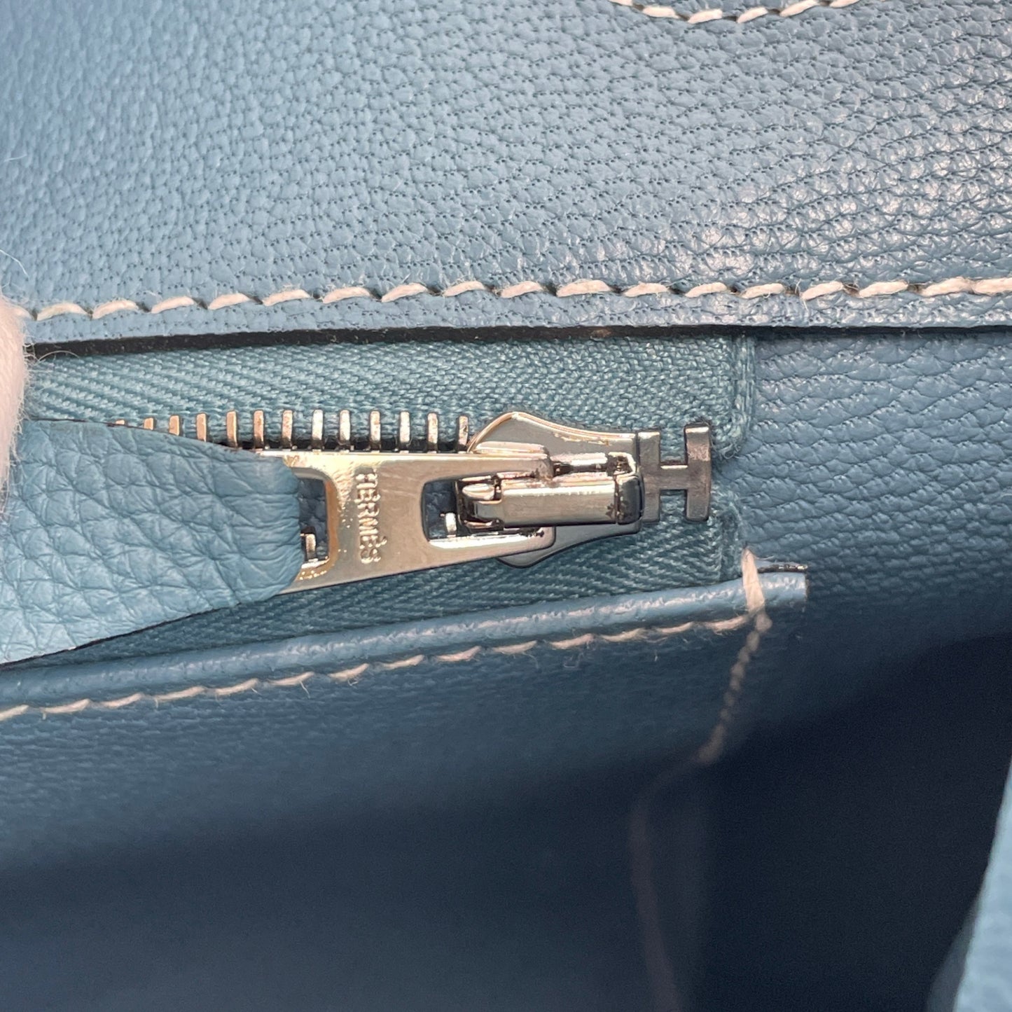Birkin35 バーキン35 New blue jean ニューブルージーン PHW シルバー金具 Stamp-K K刻印 Togo トゴ