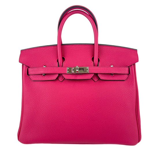 Hermès エルメス Birkin25 バーキン25 Stamp-U U刻印  Togo トゴ Rose mexico ローズメキシコ PHW シルバー金具