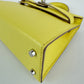 Mini kelly ミニケリー Limoncello リモンチェッロ PHW シルバー金具 Chevre シェーブル Stamp-B B刻印