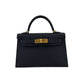 Mini kelly ミニケリー Black ブラック GHW ゴールド金具 Stamp-W W刻印 Epsom エプソン