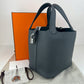 Picotin Lock PM ピコタンロック18  Etain エタン  PHW シルバー金具 Taurillon clemence トリヨンクレマンス Stamp-W W刻印