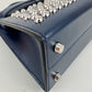 Mini kelly cloute ミニケリークルーテ Blue abysse ブルーアビス  PHW シルバー金具 Stamp-K K刻印 Box calf ボックスカーフ