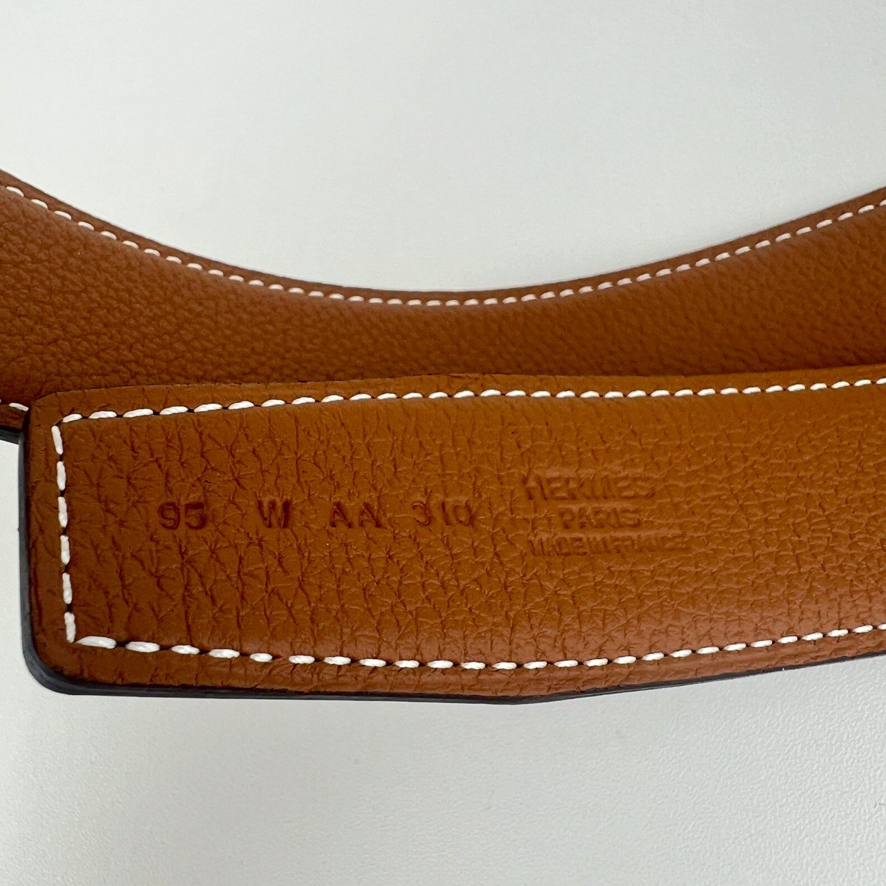 Ceinture H boucleGris moyen Cuir seul de ceinture H #100Black/Gold  Hベルトバックル リバーシブルベルトレザー Black ブラック/Gold ゴールド