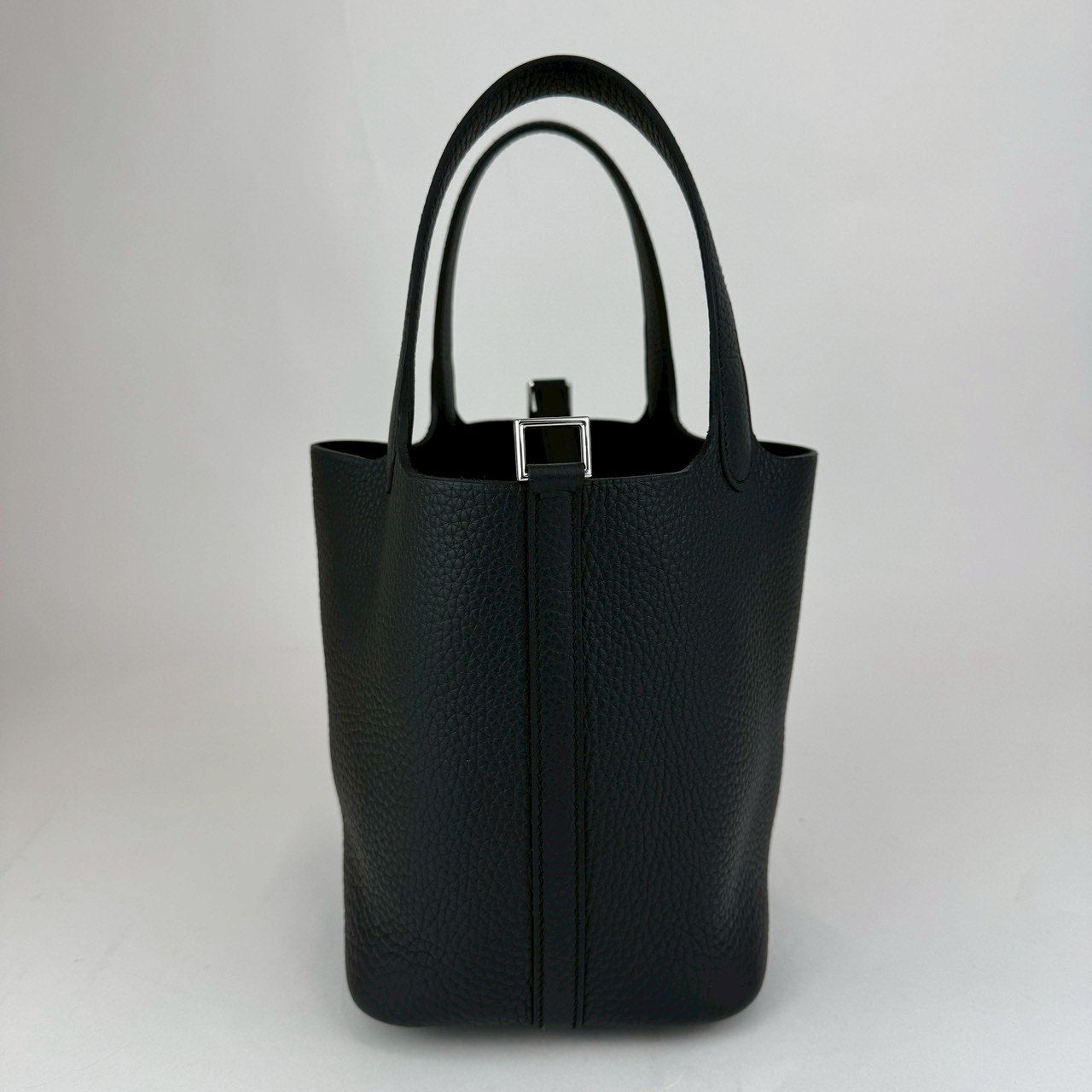 Picotin Lock PM ピコタンロック18 Black ブラック  PHW シルバー金具 Clemance クレマンス Stamp-K K刻印