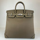 新品未使用 Hermès エルメス Haut a Courroies 40 オータクロア 40 Toundra　ツンドラ  PHW シルバー金具 Togo/Toile Militaire  トゴ/トワルミリタリー ハンドバッグ　メンズバッグ