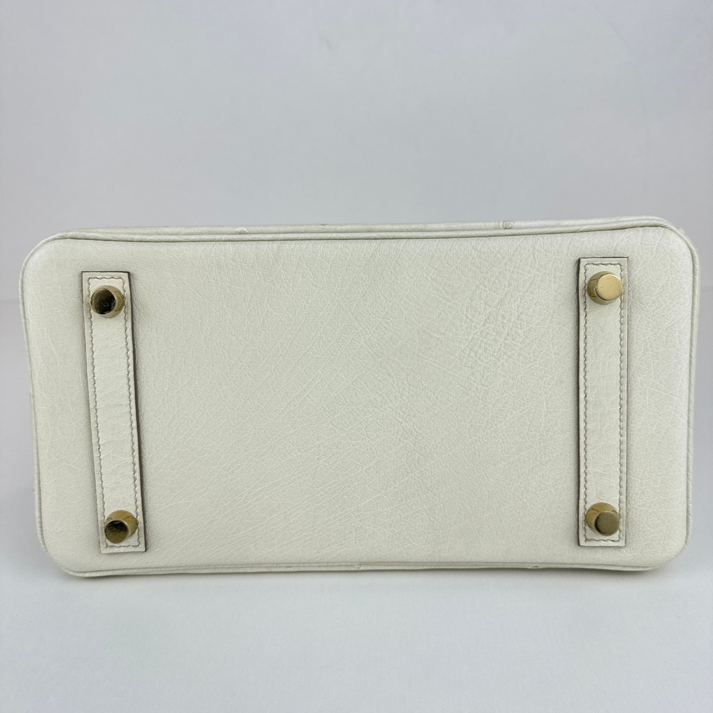 Birkin25 バーキン25 Beton ベトン　Ostrich オーストリッチ　Stamp-K K刻