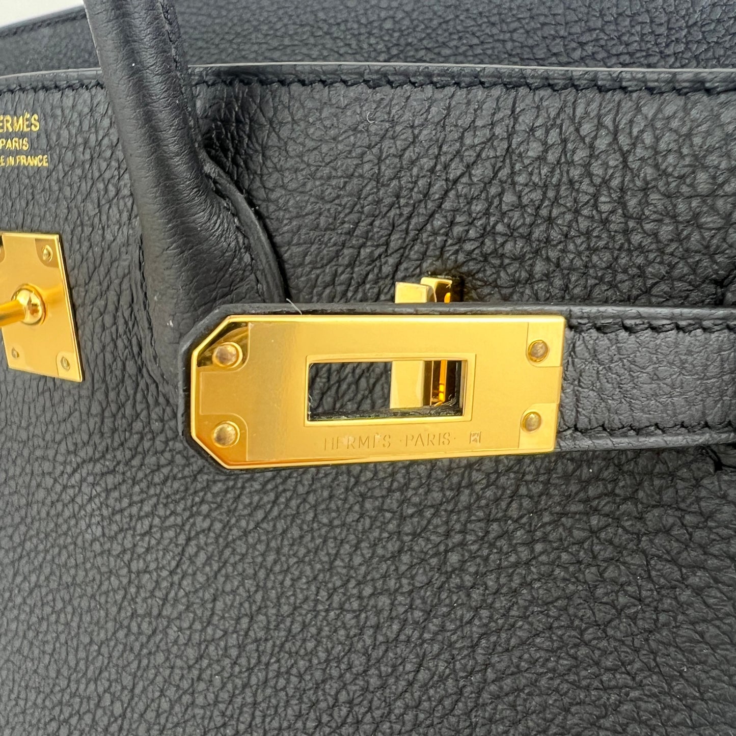 Birkin25 Verso バーキン25ヴェルソ Black/Blue saphir/ブラック/ブルーサファイヤ  GHW ゴールド金具 Togo トゴ Stamp-K K刻印