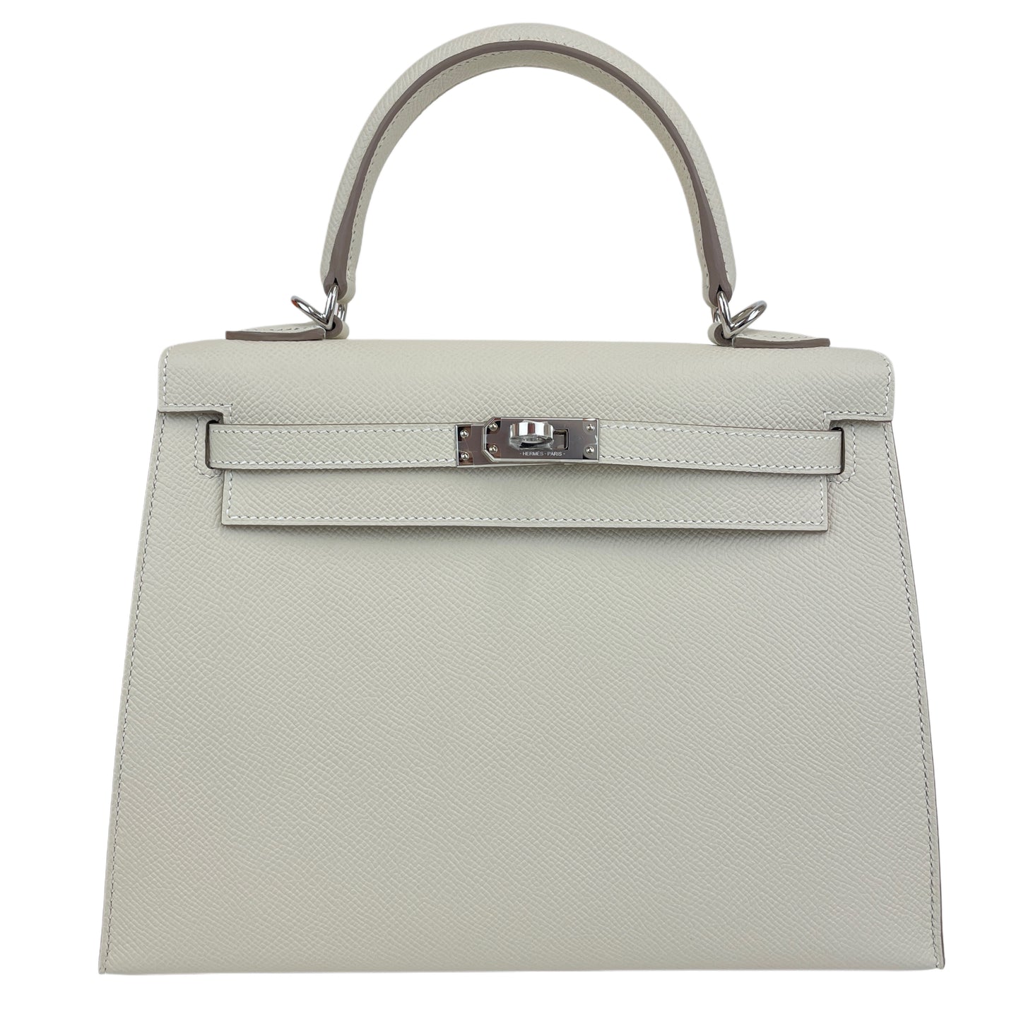 Kelly25 ケリー25 Craie クレ Epsom エプソン PHW シルバー金具 Stamp-W W刻印