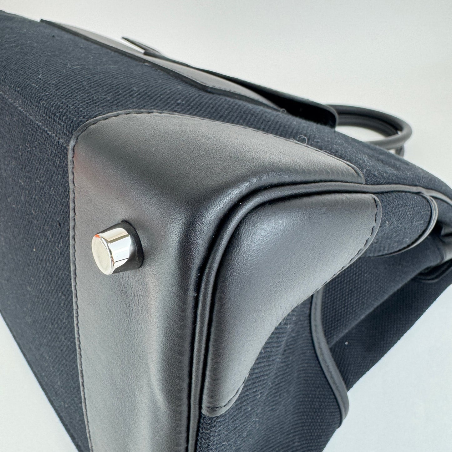 Birkin35 cargo バーキン35カーゴ　Black ブラック  PHW シルバー金具　Toile goelan/Swift　Stamp-W W刻印