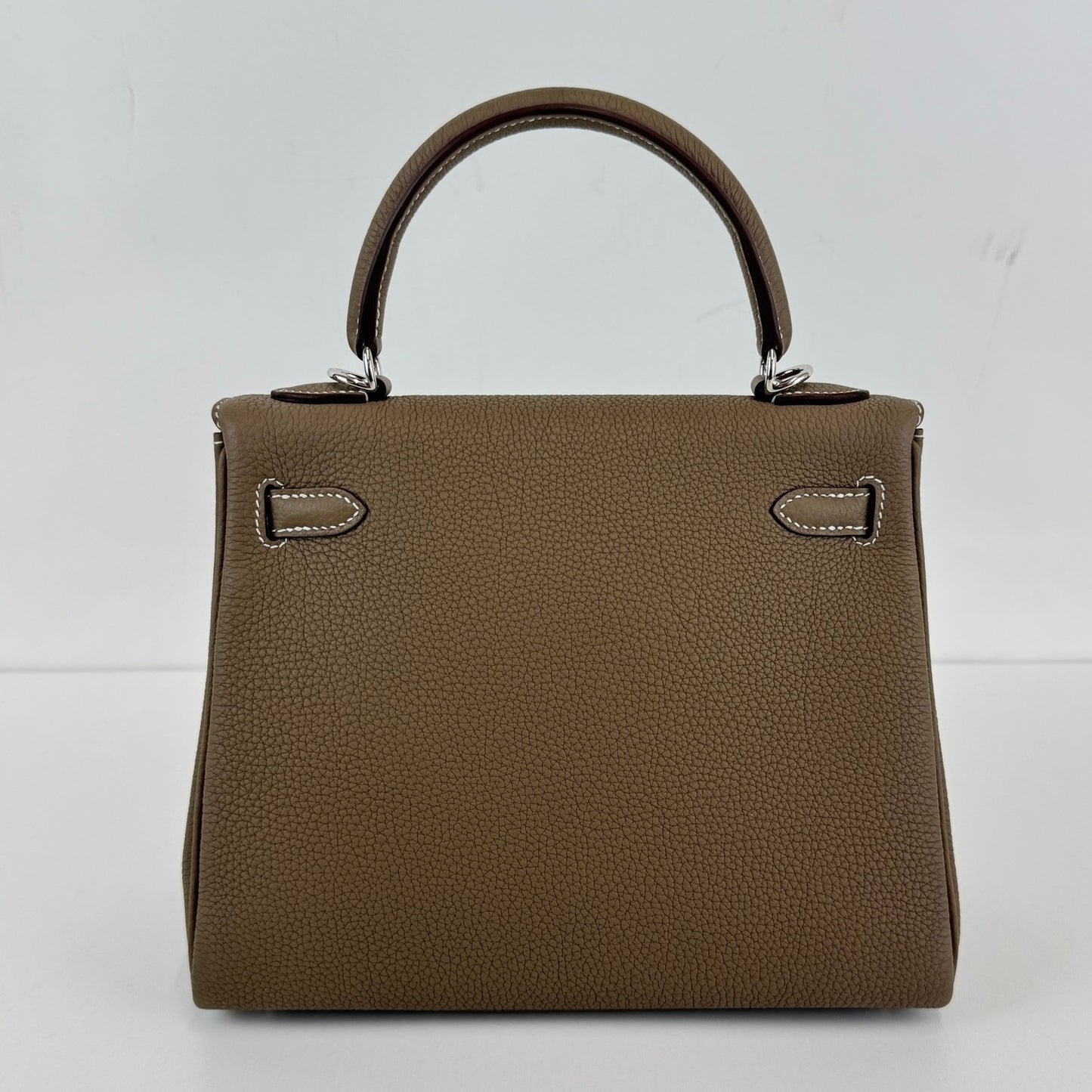 Kelly25 ケリー25 Etoupe エトープ Togo トゴ PHW シルバー金具 Stamp-K K刻印