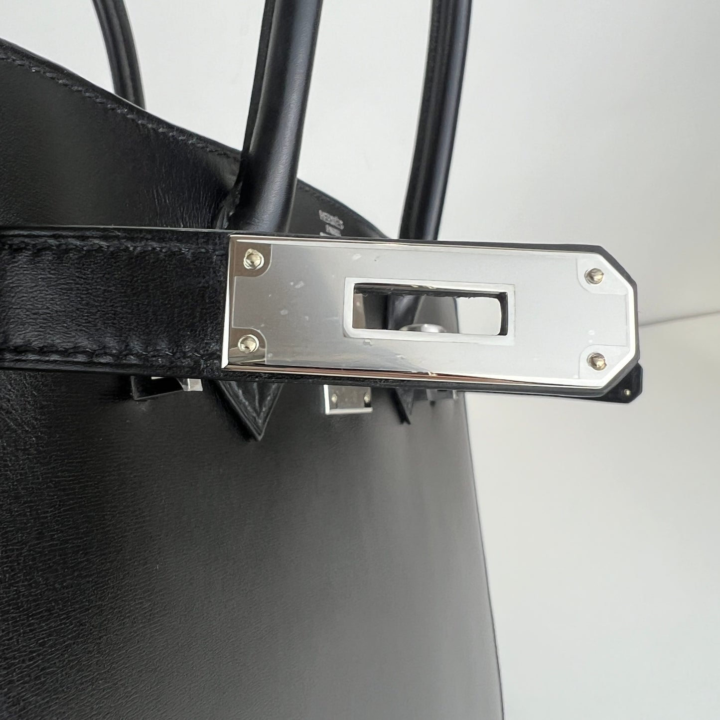 Birkin30 バーキン30 Black ブラック PHW シルバー金具 Box calf ボックスカーフ Stamp-W W刻印