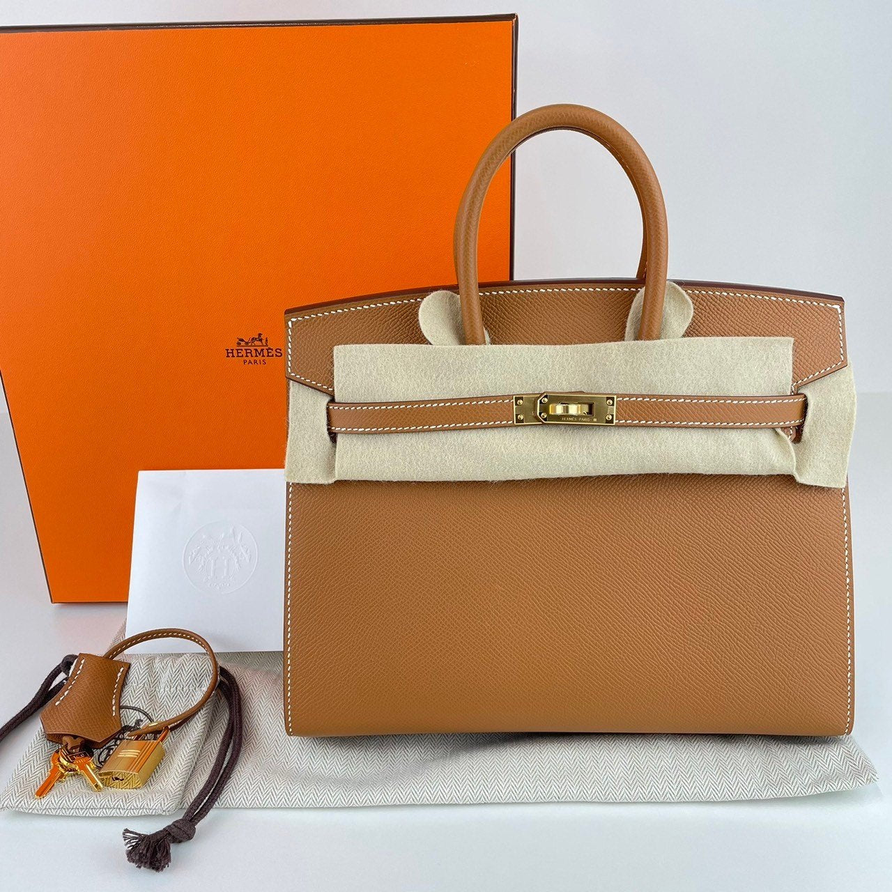 Birkin25 Sellier バーキン25セリエ Gold ゴールド B刻 GHW ゴールド金具 Epsom エプソン