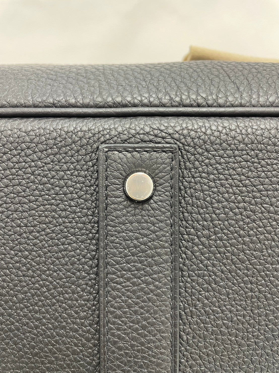Haut a courries50 multi pocket オータクロア50 マルチポケット Black ブラック Togo トゴ PHW シルバー金具 Stamp-W W刻印