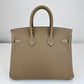 Birkin25 バーキン25 Etoupe エトープ Togo トゴ PHW シルバー金具 Stamp-K K刻