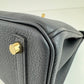 Birkin25 バーキン25 Black ブラック GHW ゴールド金具 Togo トゴ W刻